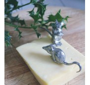Pewter Cheese Mice